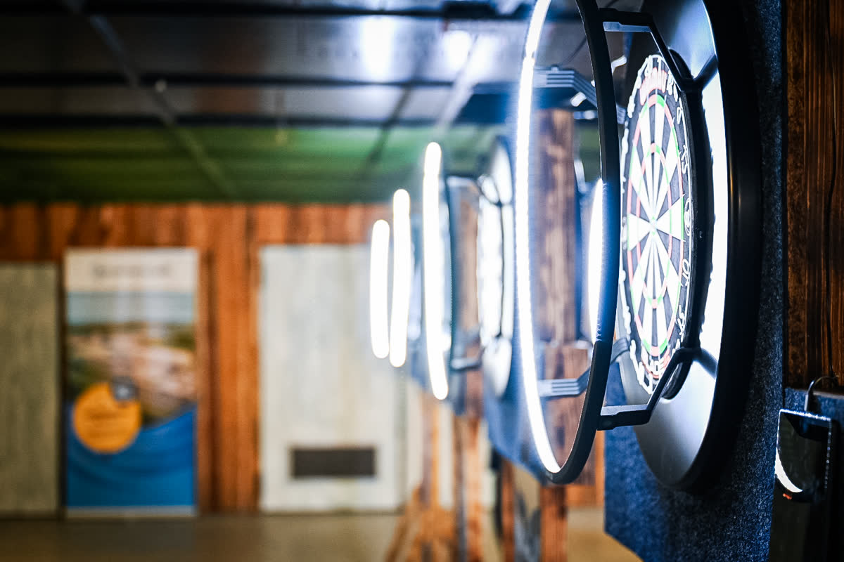 Trainingsabend der Dartfighters in der Halle